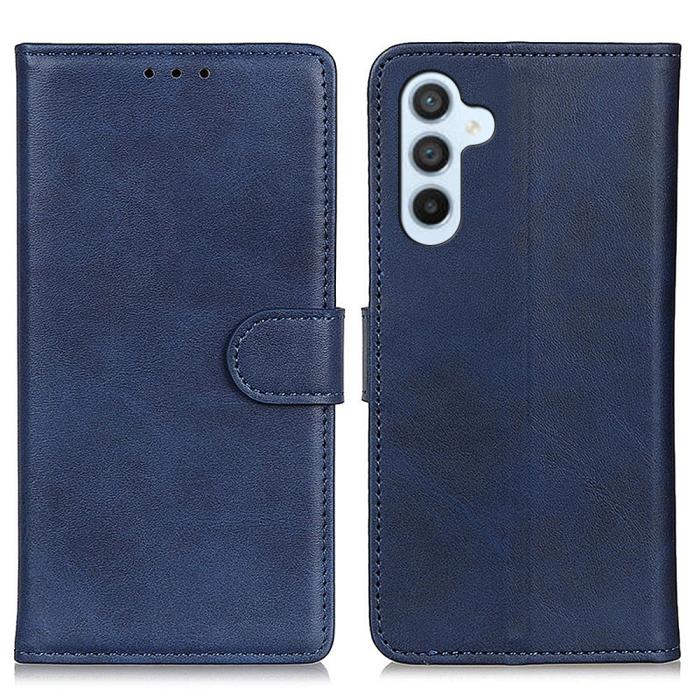 Bild 1, Samsung Galaxy A35 5G Fodral Läder Blå