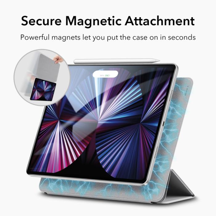 Bild 2, ESR iPad Pro 11 (2020/2021) 2in1 Magnetiskt Fodral Grå