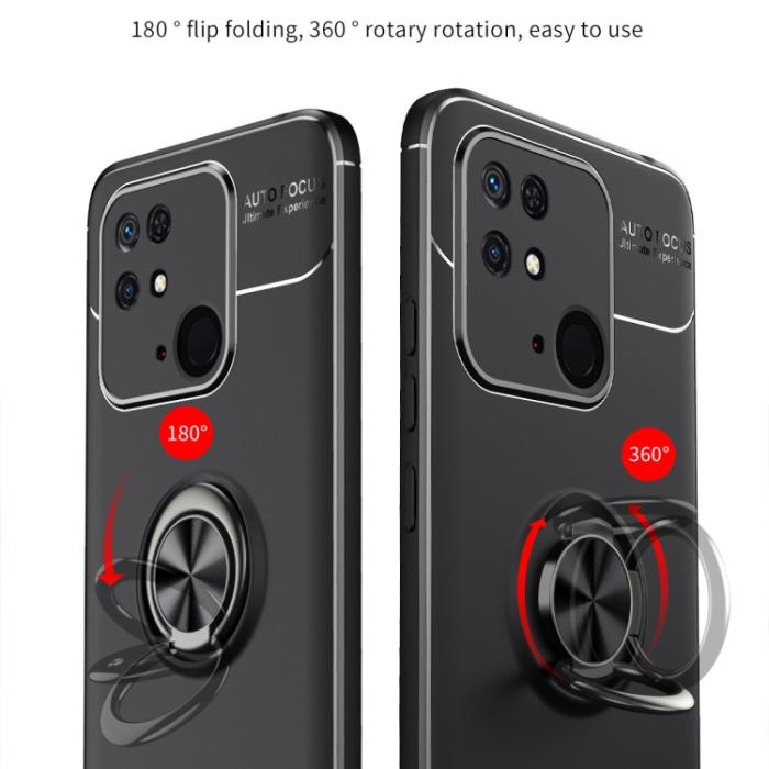 Bild 4, Xiaomi Redmi 10C Skal Ring Röd