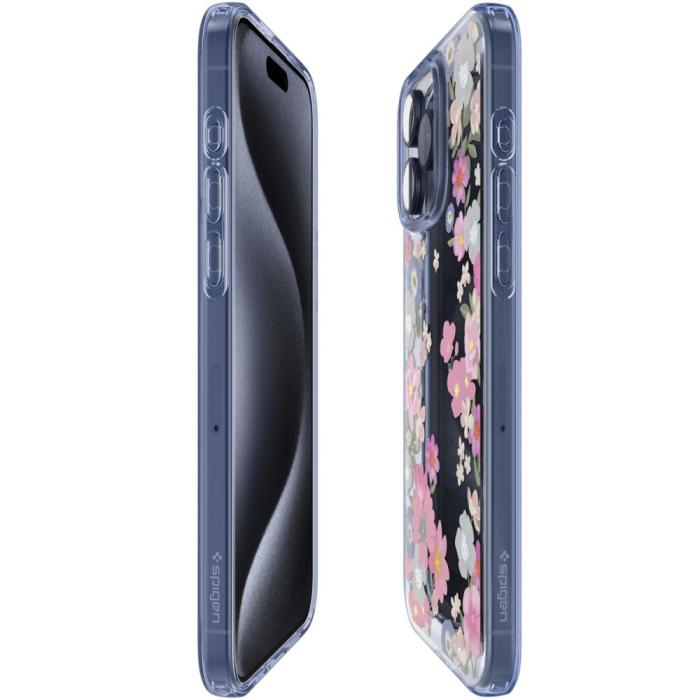 Bild 3, Spigen iPhone 15 Pro Skal Liquid Crystal Blossom