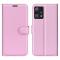 OnePlus Nord CE 2 Lite 5G Fodral Litchi Textur Ljus Rosa