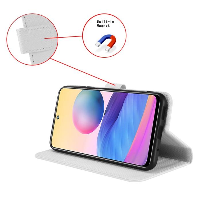 Bild 5, Motorola Moto G15 / G15 Power Fodral Läder Vit