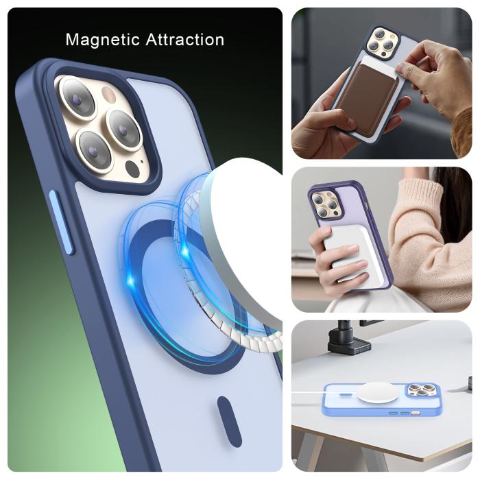 Bild 6, ColorPop iPhone 13 Pro Max Skal CH MagSafe Matt Off White