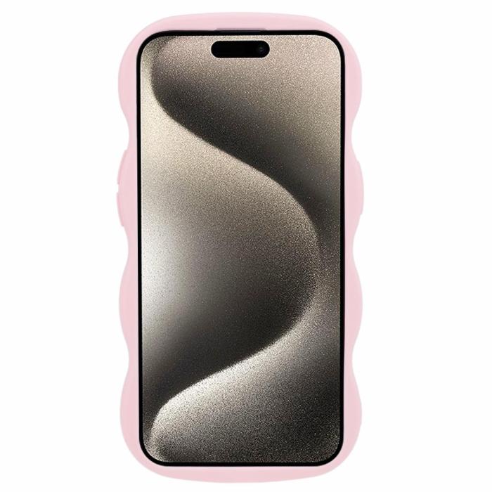 Bild 2, iPhone 13 Mobilskal Wavy Ljus Rosa