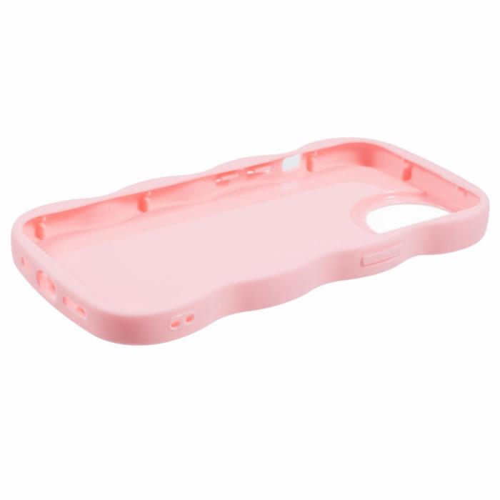 Bild 4, iPhone 13 Mobilskal Wavy Ljus Rosa