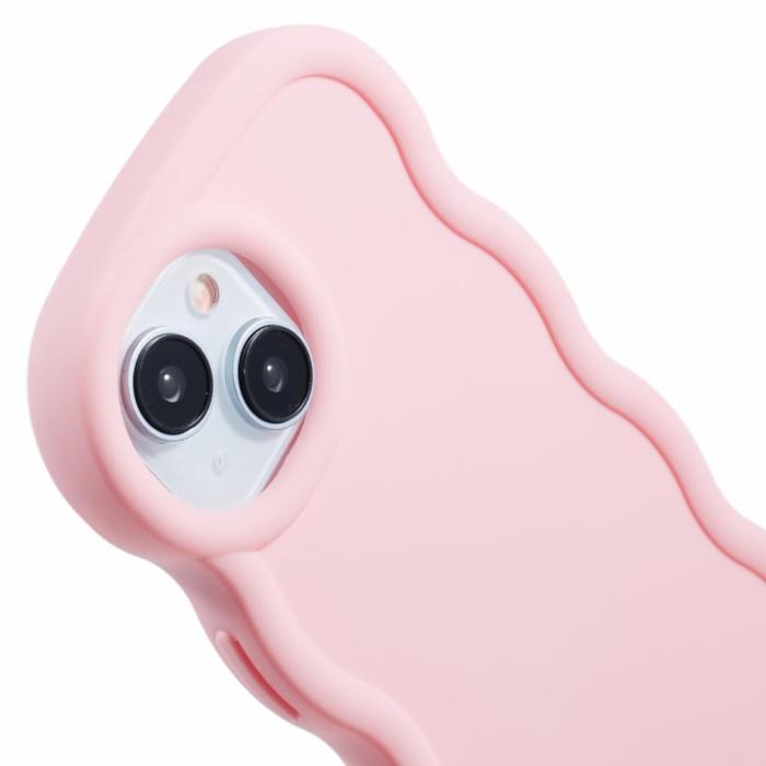 Bild 6, iPhone 13 Mobilskal Wavy Ljus Rosa