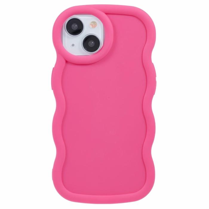 Bild 1, iPhone 13 Mobilskal Wavy Rosa