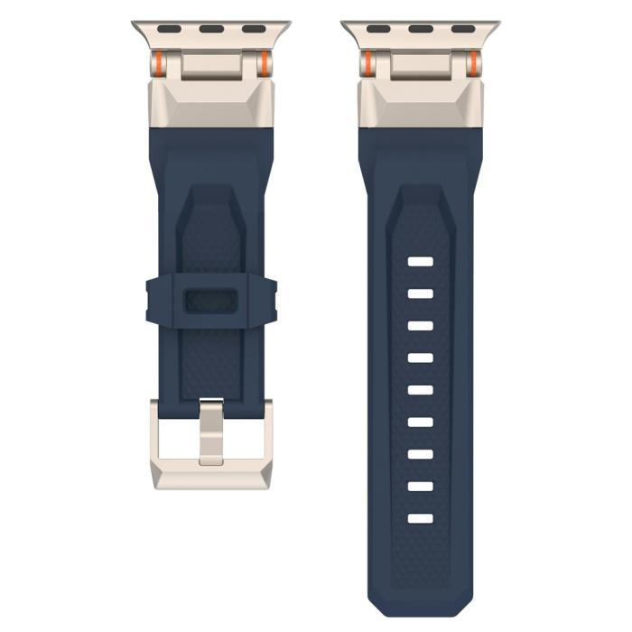 Bild 3, Apple Watch 42/44/45/49mm RobustFit Armband Mörk Blå