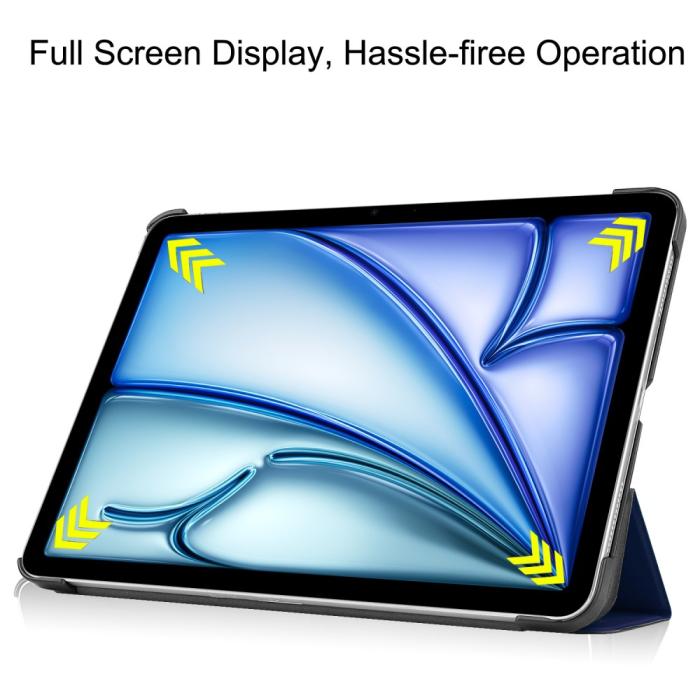 Bild 4, iPad Air 13 2026-2024 Fodral Tri-Fold Mörk Blå