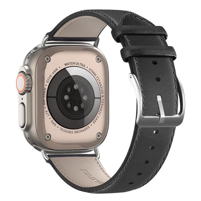 Bild 1, DUX DUCIS Apple Watch 38/40/41 mm Armband Äkta Läder