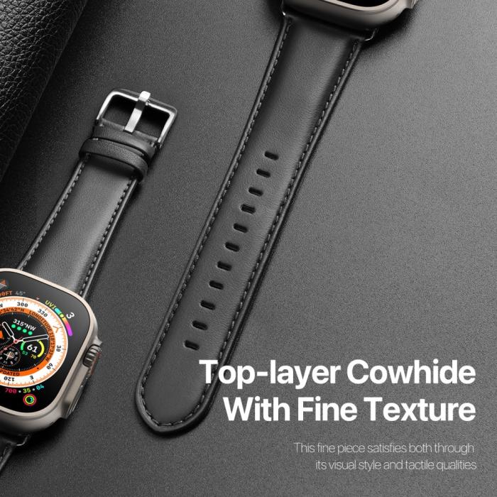 Bild 4, DUX DUCIS Apple Watch 38/40/41 mm Armband Äkta Läder