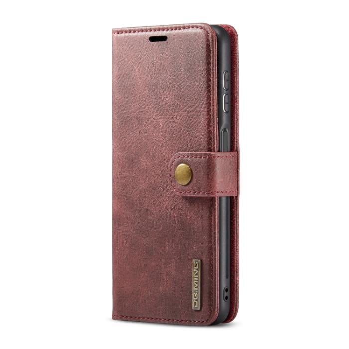 Bild 2, DG.MING Samsung Galaxy A13 4G 2in1 Magnet Fodral / Skal Röd