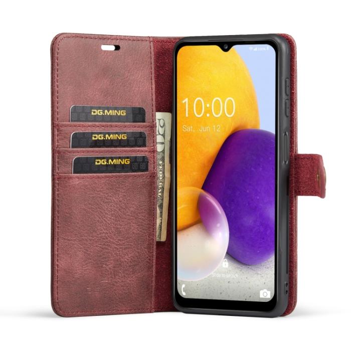 Bild 4, DG.MING Samsung Galaxy A13 4G 2in1 Magnet Fodral / Skal Röd