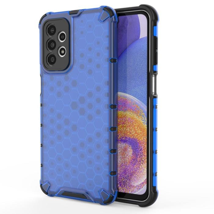 Bild 1, Samsung Galaxy A23 5G Skal Honeycomb Shockproof Blå