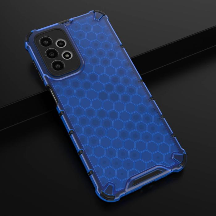 Bild 3, Samsung Galaxy A23 5G Skal Honeycomb Shockproof Blå