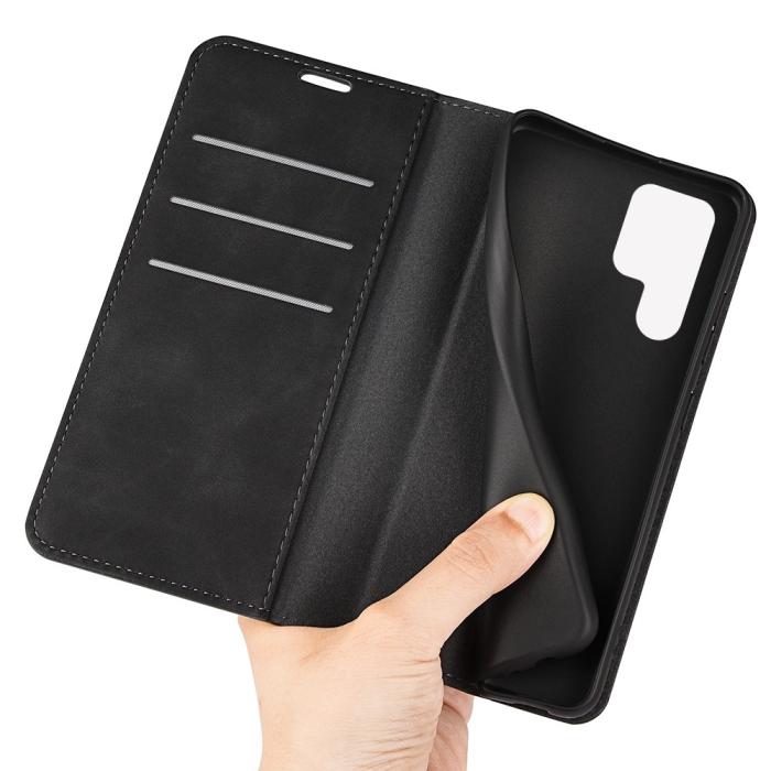 Bild 5, Samsung Galaxy S23 Ultra Fodral Flip Skin Touch Svart