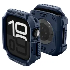 Spigen Apple Watch 11/10 42 mm Skal Rugged Armor Navy Blue