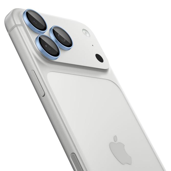 Bild 3, Spigen iPhone 18 Pro/18 Pro Max 2-PACK Linsskydd Optik Pro GLAS.tR 'Ez Fit'