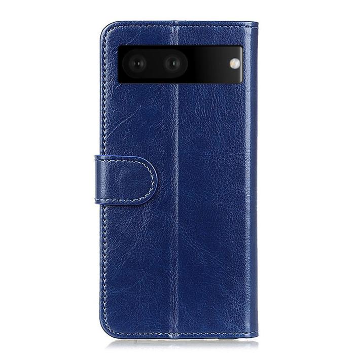 Bild 3, Google Pixel 7 Fodral Crazy Horse Blå
