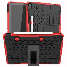 iPad Air 2020/2022/2024 Skal Rugged Kickstand Armor Röd