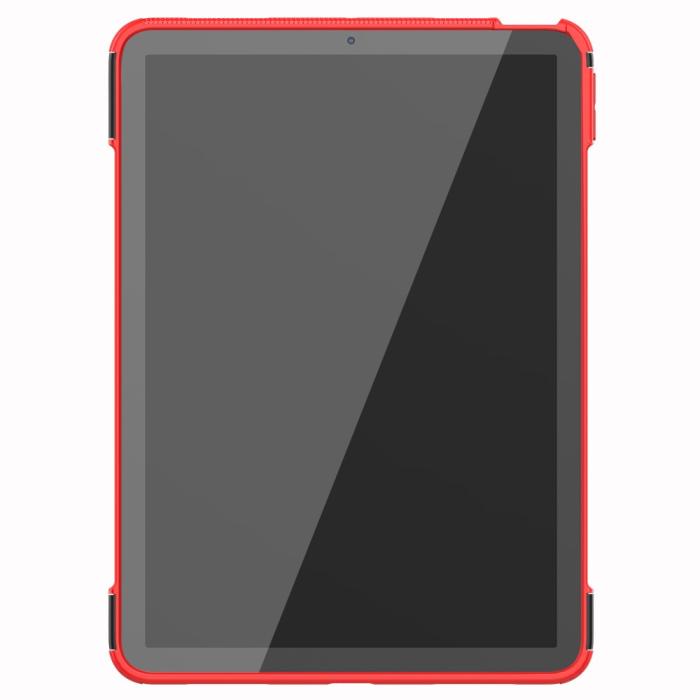 Bild 3, iPad Air 2025-2020 Skal Rugged Kickstand Armor Röd