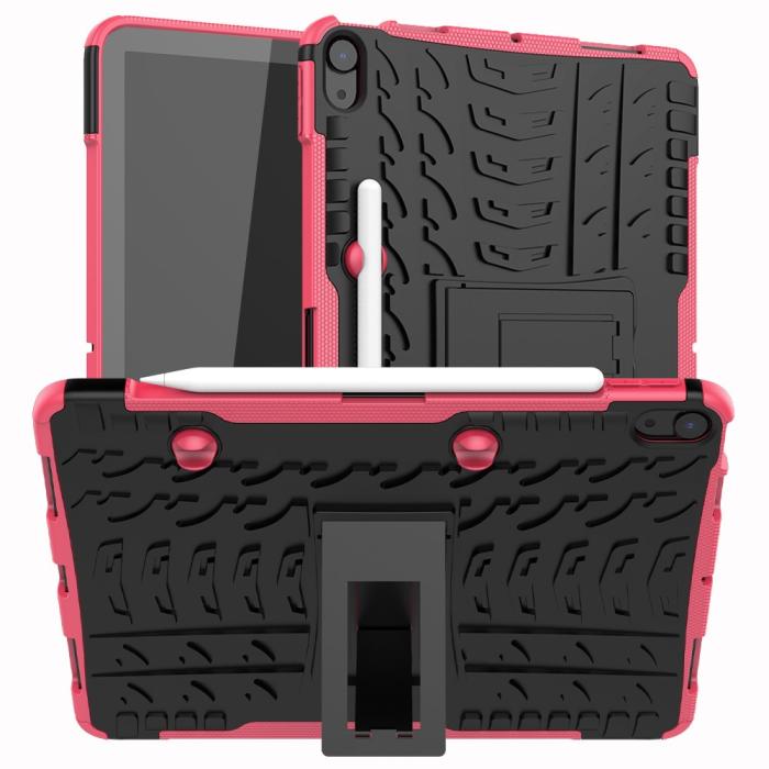 Bild 1, iPad Air 2025-2020 Skal Rugged Kickstand Armor Rosa
