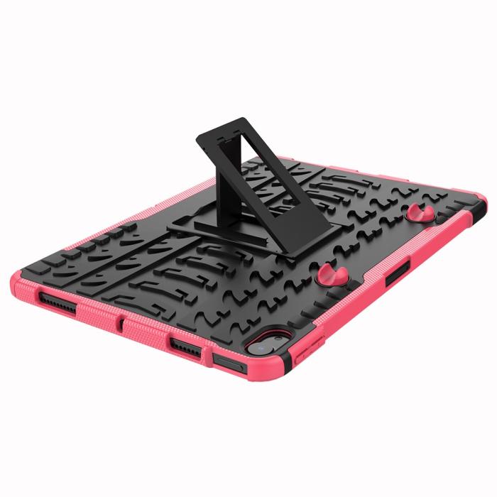 Bild 4, iPad Air 2025-2020 Skal Rugged Kickstand Armor Rosa