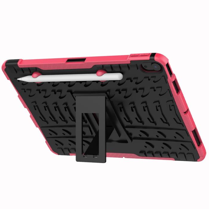 Bild 5, iPad Air 2025-2020 Skal Rugged Kickstand Armor Rosa