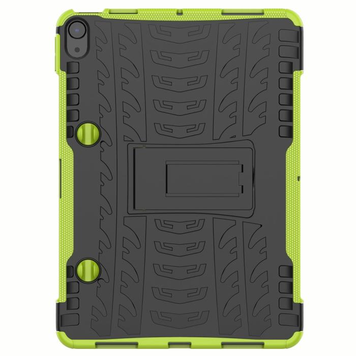 Bild 2, iPad Air 2025-2020 Skal Rugged Kickstand Armor Grön