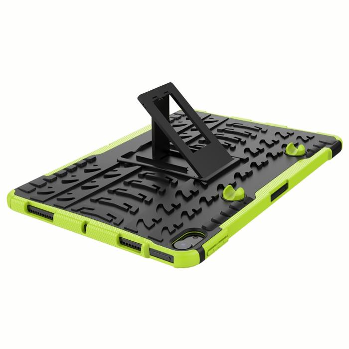 Bild 4, iPad Air 2025-2020 Skal Rugged Kickstand Armor Grön