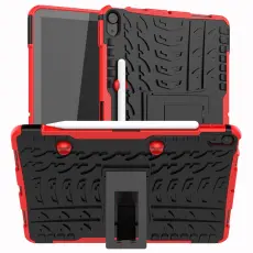 iPad Air 2025-2020 Skal Rugged Kickstand Armor Röd