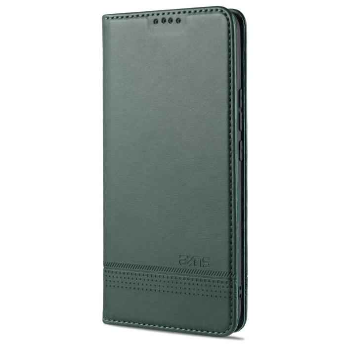 Bild 2, Xiaomi Mi 11 - AZNS Läder Flip Fodral - Grön
