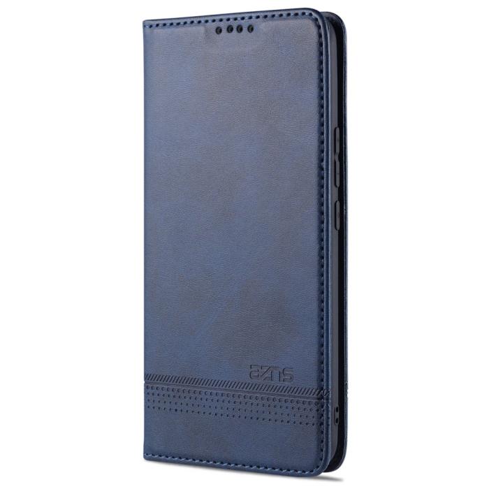 Bild 2, Xiaomi Mi 11 - AZNS Läder Flip Fodral - Blå