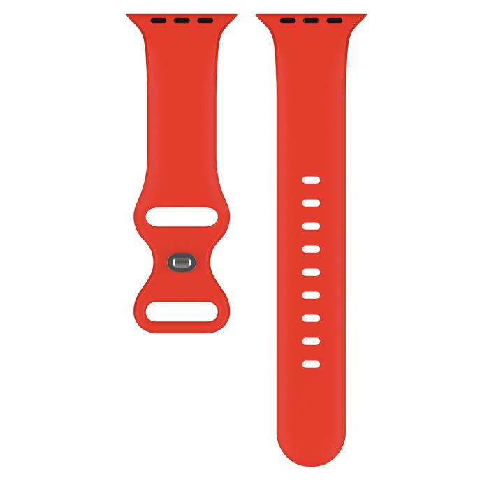 Bild 3, Silikon Armband Butterfly Apple Watch 41/40/38 mm (S/M) Röd