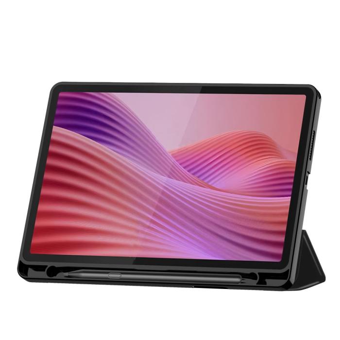 Bild 3, Tech-Protect Lenovo Tab 10.1 2025 Fodral SmartCase Pennhållare Svart