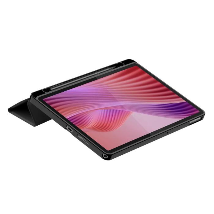 Bild 4, Tech-Protect Lenovo Tab 10.1 2025 Fodral SmartCase Pennhållare Svart
