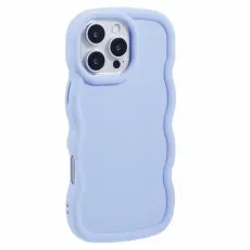 iPhone 16 Pro Mobilskal Wavy Lila