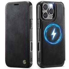 CASEME iPhone 16 Pro Skal RFID Pl&aring;nbok Svart
