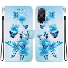 Xiaomi Redmi A5 Fodral Med Tryck Blommor / Fj&auml;rilar Bl&aring;