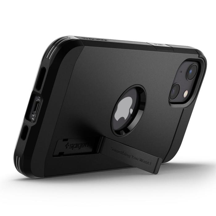 Bild 5, Spigen iPhone 13 Skal Tough Armor Svart