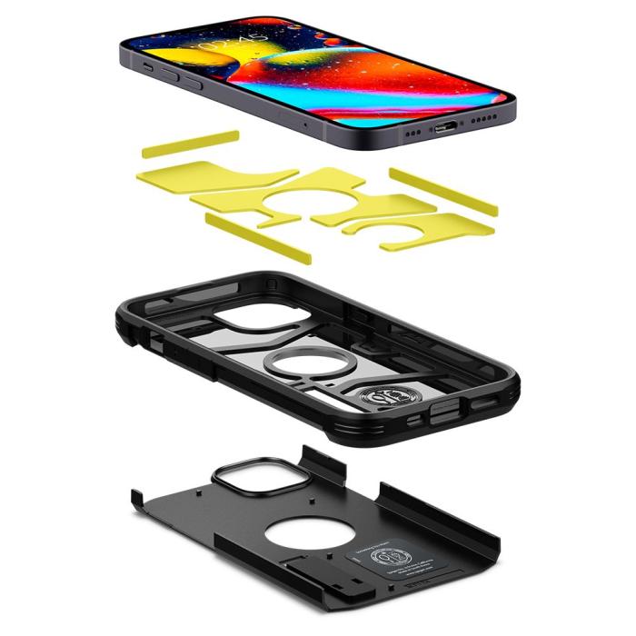 Bild 6, Spigen iPhone 13 Skal Tough Armor Svart