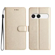 Sony Xperia 10 VII Fodral L&auml;der Guld