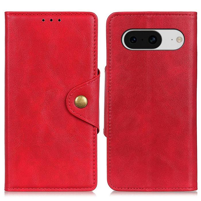 Bild 1, Google Pixel 8 Fodral Magnetisk Mässing Röd
