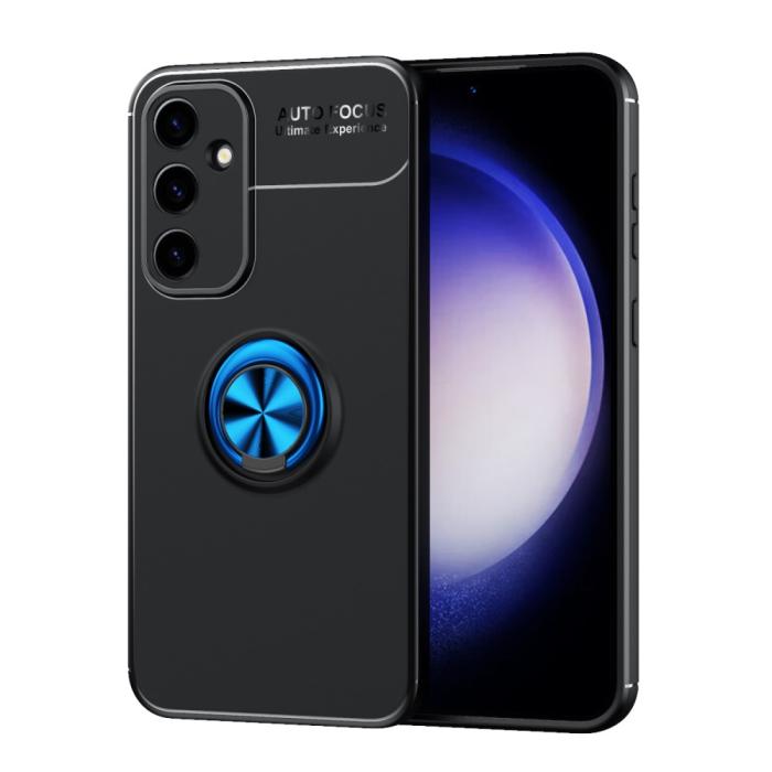 Bild 1, Samsung Galaxy S23 FE Skal Ring Svart/Blå