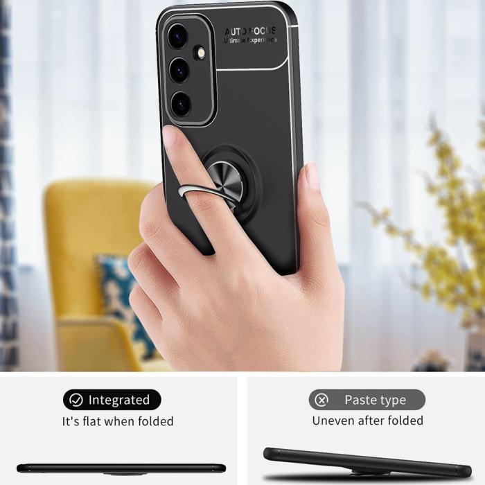 Bild 2, Samsung Galaxy S23 FE Skal Ring Svart/Blå