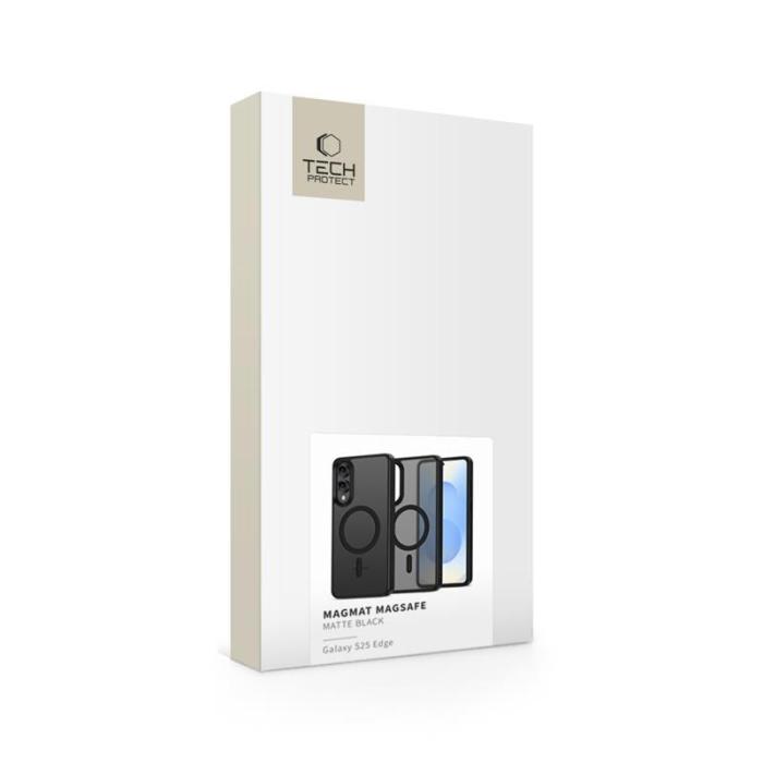 Bild 5, Tech-Protect S25 Edge Skal MagSafe MagMat Matt Svart