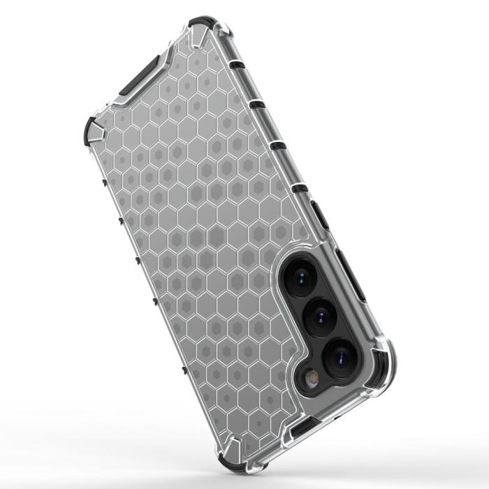 Bild 3, Samsung Galaxy S23 Plus Skal Honeycomb Hybrid Grå