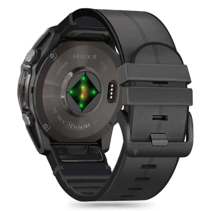 Bild 1, Tech-Protect Garmin Fenix 51 mm Armband Silicone PU Svart