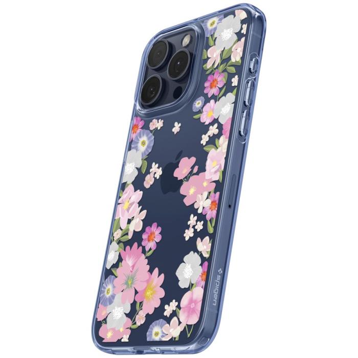 Bild 4, Spigen iPhone 15 Pro Skal Liquid Crystal Blossom