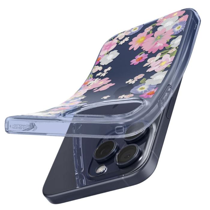 Bild 5, Spigen iPhone 15 Pro Skal Liquid Crystal Blossom